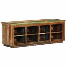 Shoe Cabinet Brown 110 x 35 x 40 cm Solid Reclaim wood vidaXL
