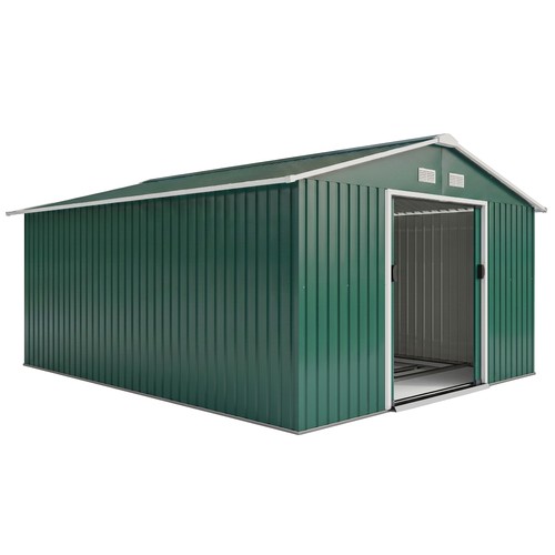 Outsunny 11ft garden shed - garden,