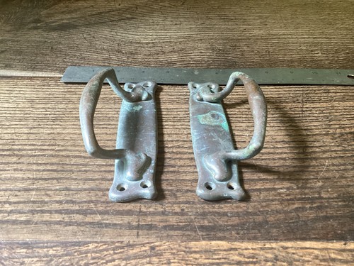 Antique pair bronze - pair,