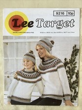 Lee Target knitting pattern