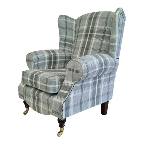Accent wing back queen anne - back,