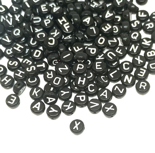 100 7mm flat - 100, black