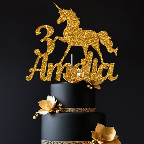 Unicorn cake topper - unicorn,