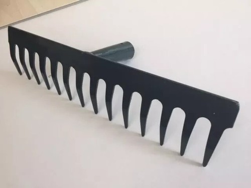Metal garden rake head - , lawn