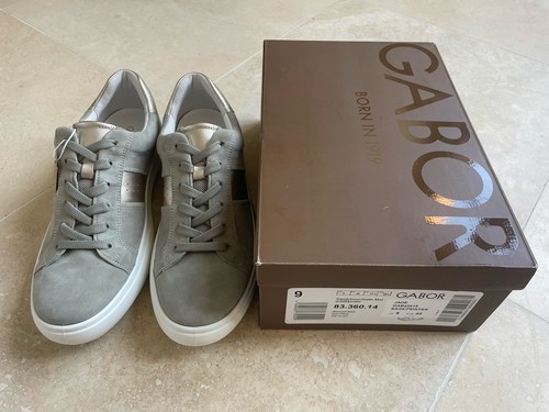 Gabor jade suede trainers - suede,