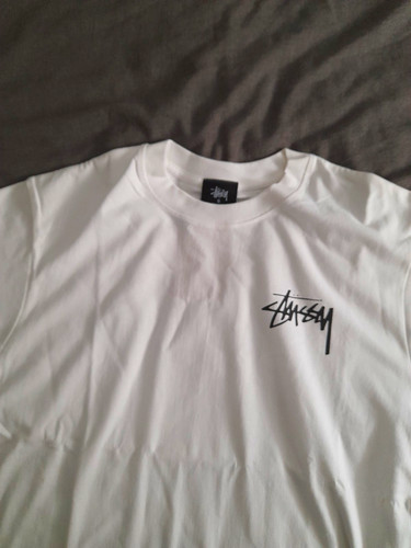 Stüssy white men graphic - stüssy,