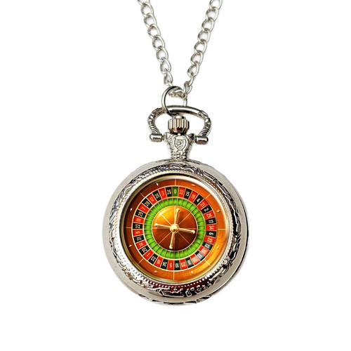 Roulette wheel pocket watch - wheel,