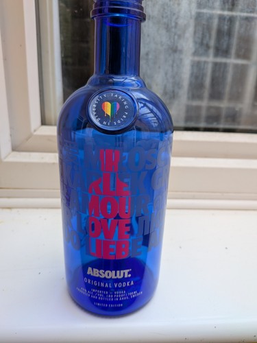 Absolut vodka empty bottle - absolut,