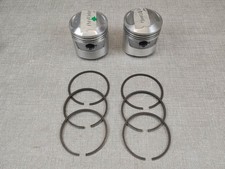 A set of pistons with segments