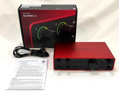 Focusrite scarlett 2i2 4th - focusrite,