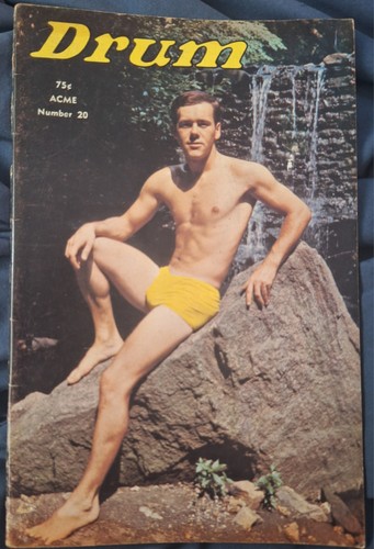 Drum vintage beefcake - drum, magazine