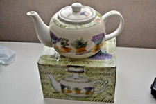 Leonardo Collection Lavender Ceramic Teapot - Unused - #PH
