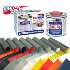 Inflatable Boat Repair Kit Adhesive, Solvent, 70cm Hypalon Fabric for RIB Dinghy
