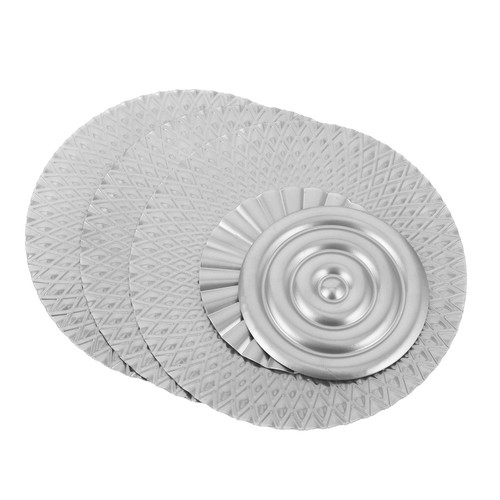5pcs large round metal - large,