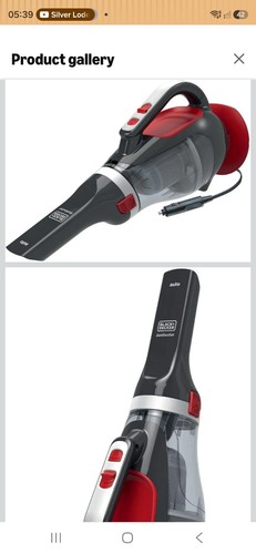 Black decker dustbuster - dustbuster, 12v