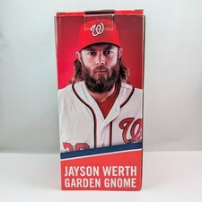 2014 Jayson Werth Washington Nationals SGA Garden Gnome Baseball Box NIB