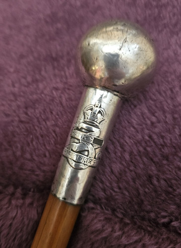 Antique military swagger stick - military,