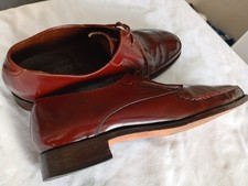 Barker shoes 9G  WIDE dark tan