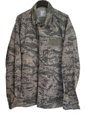 USAF Tiger stripe Airman's Battle Ensemble FR  Jacket Large Long #1