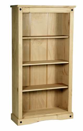 Corona bookcase three shelf - bookcase,