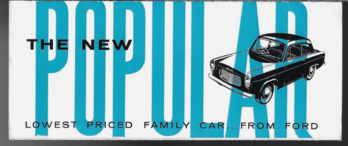 Ford popular 100e 1959 uk - popular, 1959-60