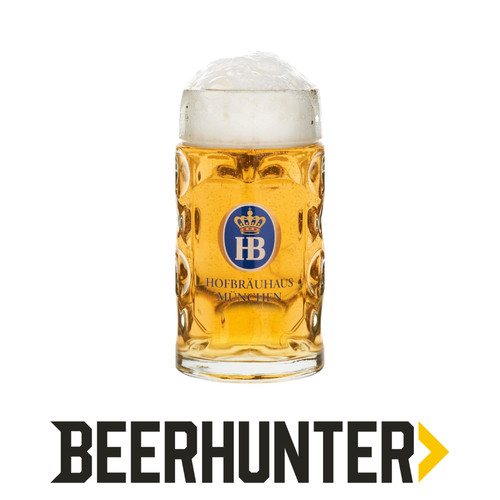 Hofbräu glass stein - glass, –