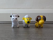 Plastic Animal Toys Dog, Cow, Sheep