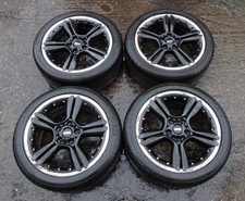 Full Set 18" Genuine MINI 5 Star Double Spoke R127 Alloy Wheels R60 - 9802737