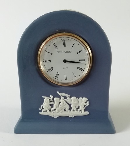 Wedgwood jasper clock - jasper,