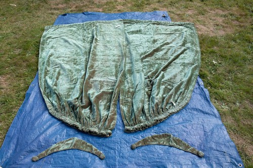 Pair vtg 1930s green - pair,