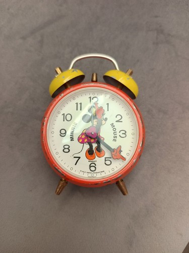 Vintage minnie mouse clock - vintage,