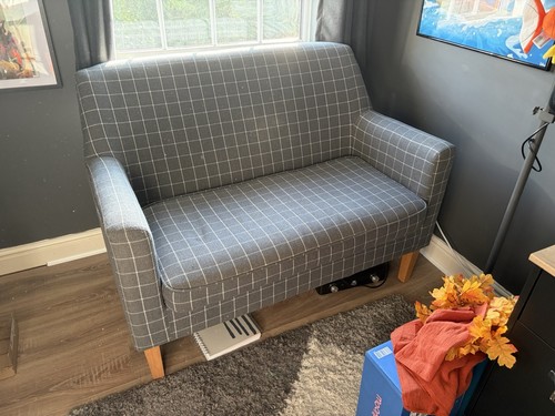 Dunelm grey seater - grey, sofa