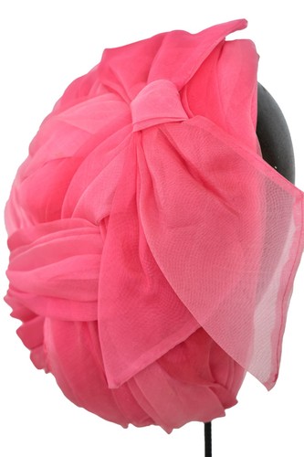 Pink turban hat - , new