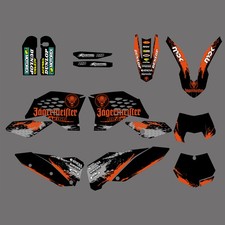 Graphics Decals Kit For KTM 125 144 150 250 450 505 525 SX SXF 2008 2009 2010