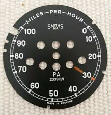 Smiths pre war governor type face 160/100 km, 100/80/60 Miles, 140/100km.