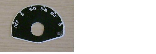 Badge light switch position - -,