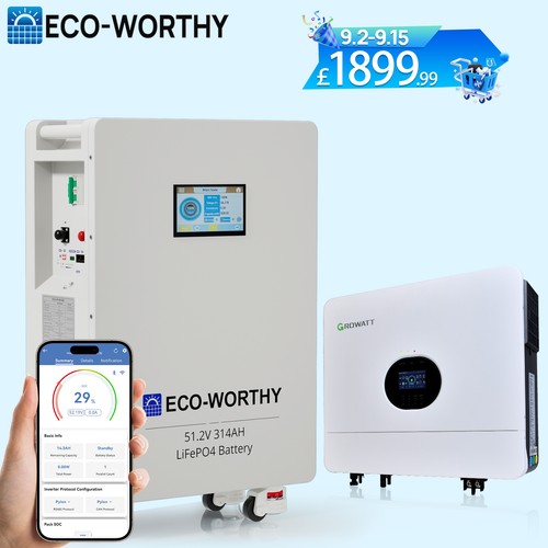 Eco worthy 08kwh 48v - 16.08kwh,