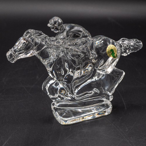 Waterford crystal race - horse, &