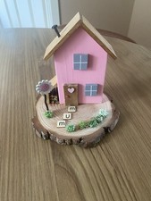 Handmade Wooden House Ornament
