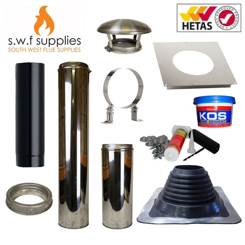 Caravan woodburner flue kit - caravan,