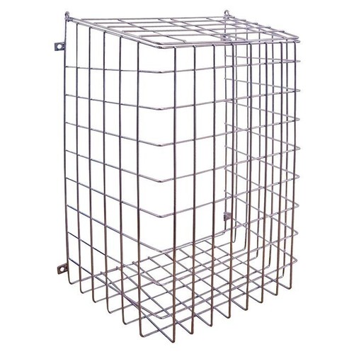 Quality white letter box cage - white,