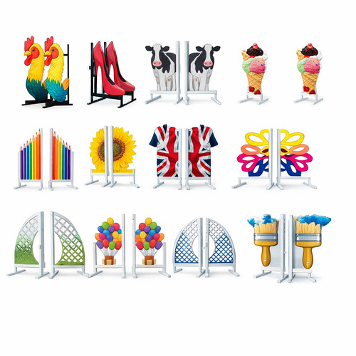 Show jump wings pair - jump, aluminium