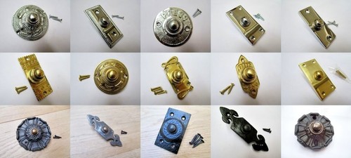 Door bell push vintage - door,