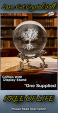 Tree of Life 3D Crystal Ball
