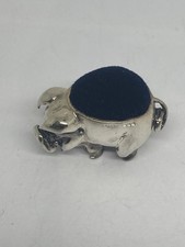 Silver 925 Pig  Pin Cushion