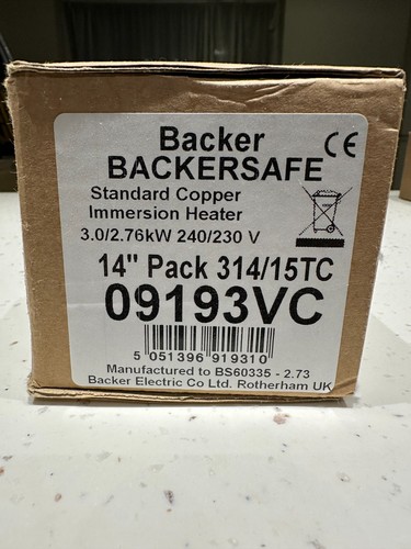 Backer standard copper 14 - ,