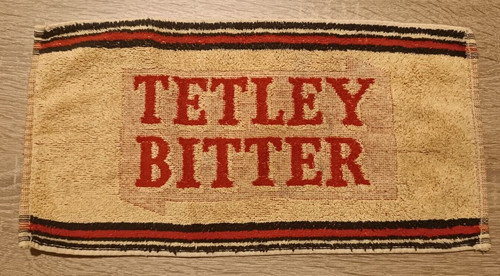 Tetley bitter bar towel - 08.,