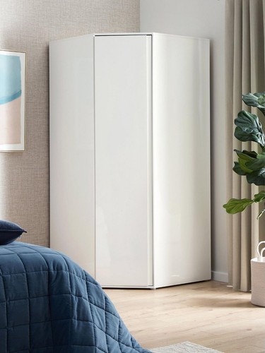 Layton gloss corner wardrobe - layton,