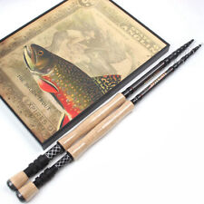 TRAINFIS Telescopic Fly Fishing Rod 7ft-10ft Graphite Cork Handle Fast Trout Rod