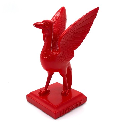 Liver bird red statue - bird,